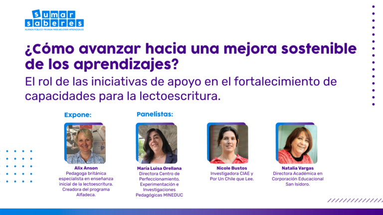 Gráfica del 2° encuentro temático Sumar Saberes 2026 dedicado a la lectoescritura.